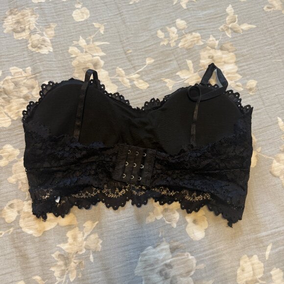 Abercrombie & Fitch Black Lace Bralette - NWOT - Picture 4 of 4